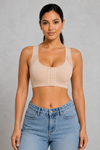 SculpStore Compression Bra - Post Surgery Front Closure Wireless Recovery