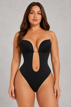 SculpStore Seamless Shapewear Bodysuit - Tummy Control Body Shaper with Built-In Bra