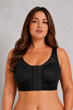 SculpStore Compression Bra - Post Surgery Front Closure Wireless Recovery Bra