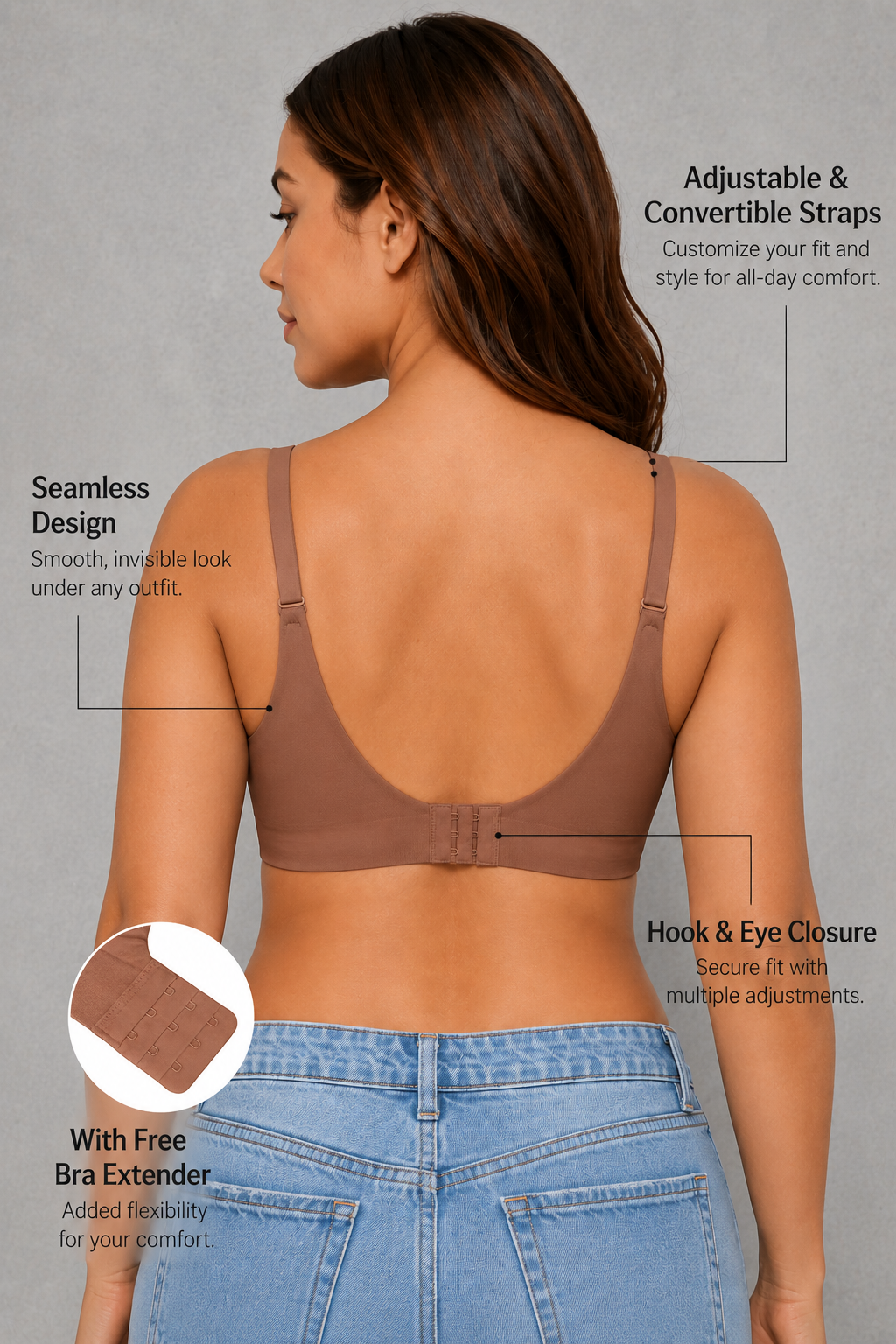 SculpStore Everyday Lift Bra | Wireless Push-Up Comfort