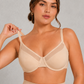 SculpStore Full Coverage Underwired Bra - Seamless Full Cup Support Bra
