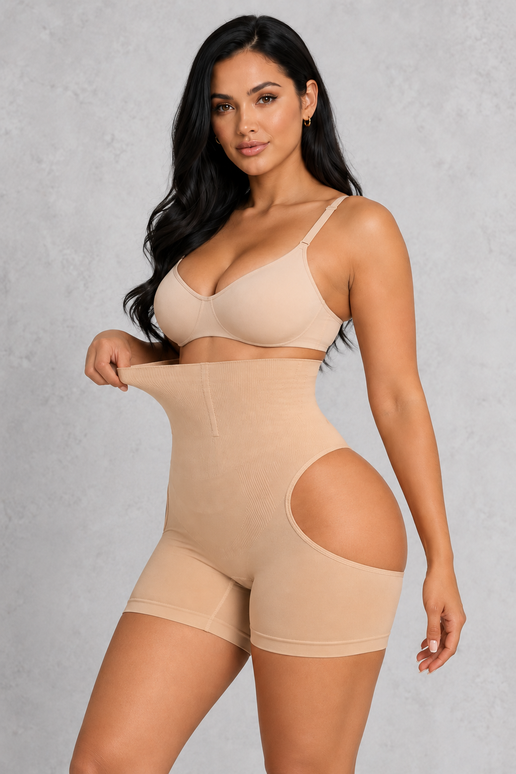 Sculp High-Waisted Tummy Control Butt & Hip Enhancer Shaping Shorts