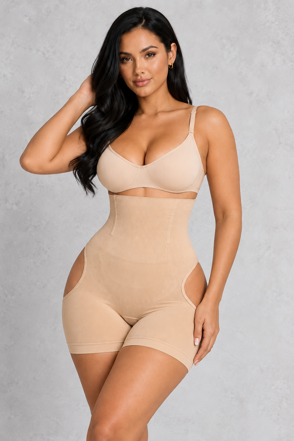 Sculp High-Waisted Tummy Control Butt & Hip Enhancer Shaping Shorts