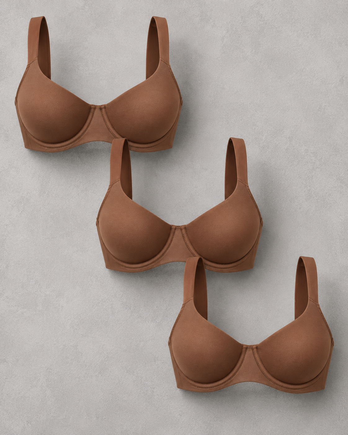 Sculp Seamless Underwire Support Bra 3 Pack – image 3