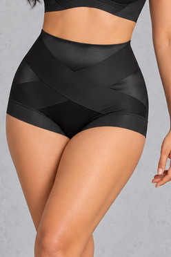 SculpStore High-Waisted Cross Compression Shaping Panties