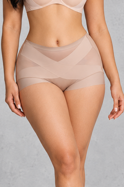 SculpStore High-Waisted Cross Compression Shaping Panties