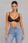 Sculp Sheer Mesh Balconette Support Bra