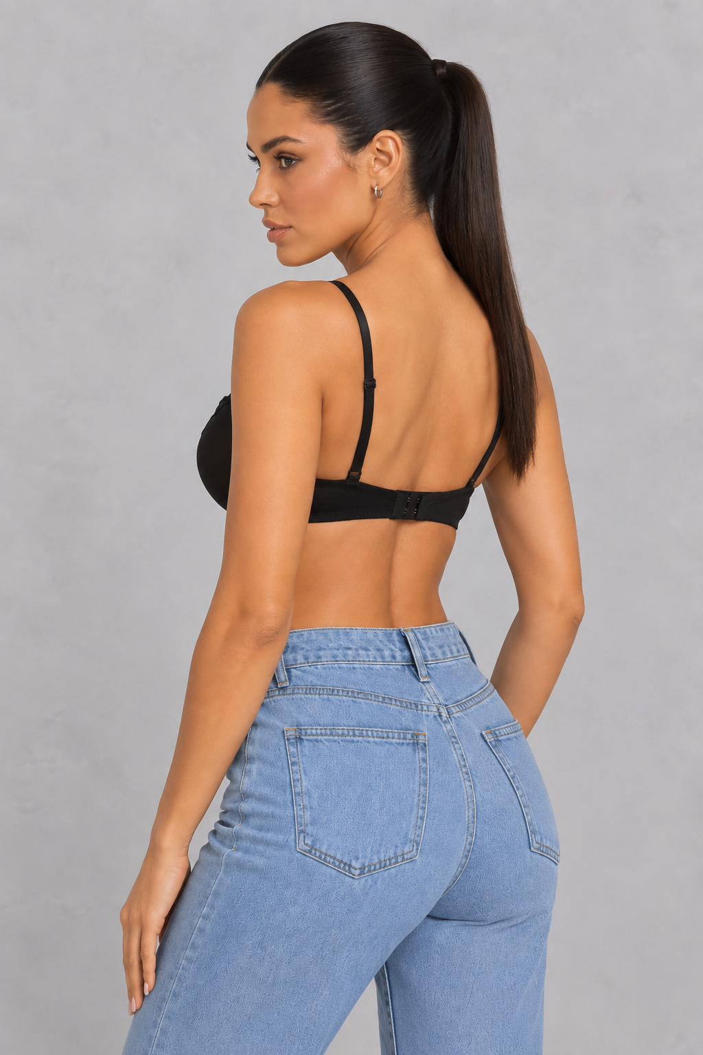 Sculp Sheer Mesh Balconette Support Bra