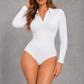 Sculp Seamless Long Sleeve V-Neck Shaping Bodysuit – image 6
