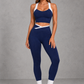 Sculp Cross Back Sports Bra & Scrunch Bum Leggings Set – image 3