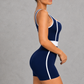 Sculp Contrast Trim Square Neck Unitard – image 2