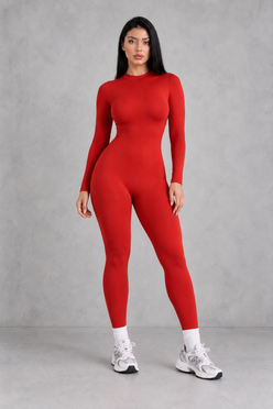 Sculp Thermal Sculpting Jumpsuit – Long Sleeve Zip Gym & Sports One Piece