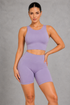 Sculp seamless sports bra in purple – yoga and Pilates