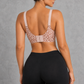 Sculp plus size leopard print jelly bra with black biker shorts