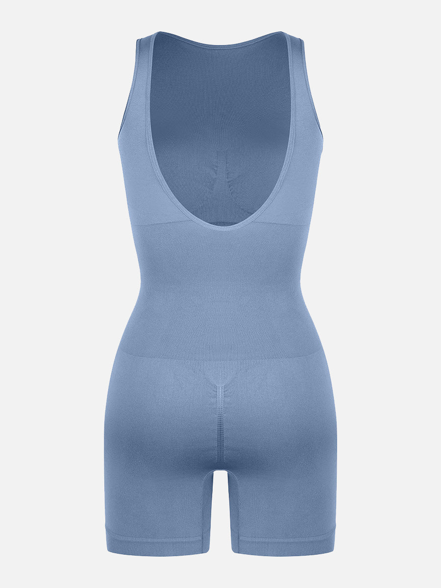 Sculp Seamless Open Back Shaping Bodysuit - Built-In Bra Tummy Control