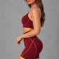 Sculp Halter Sports Bra & Bum Lift Shorts Set – image 2