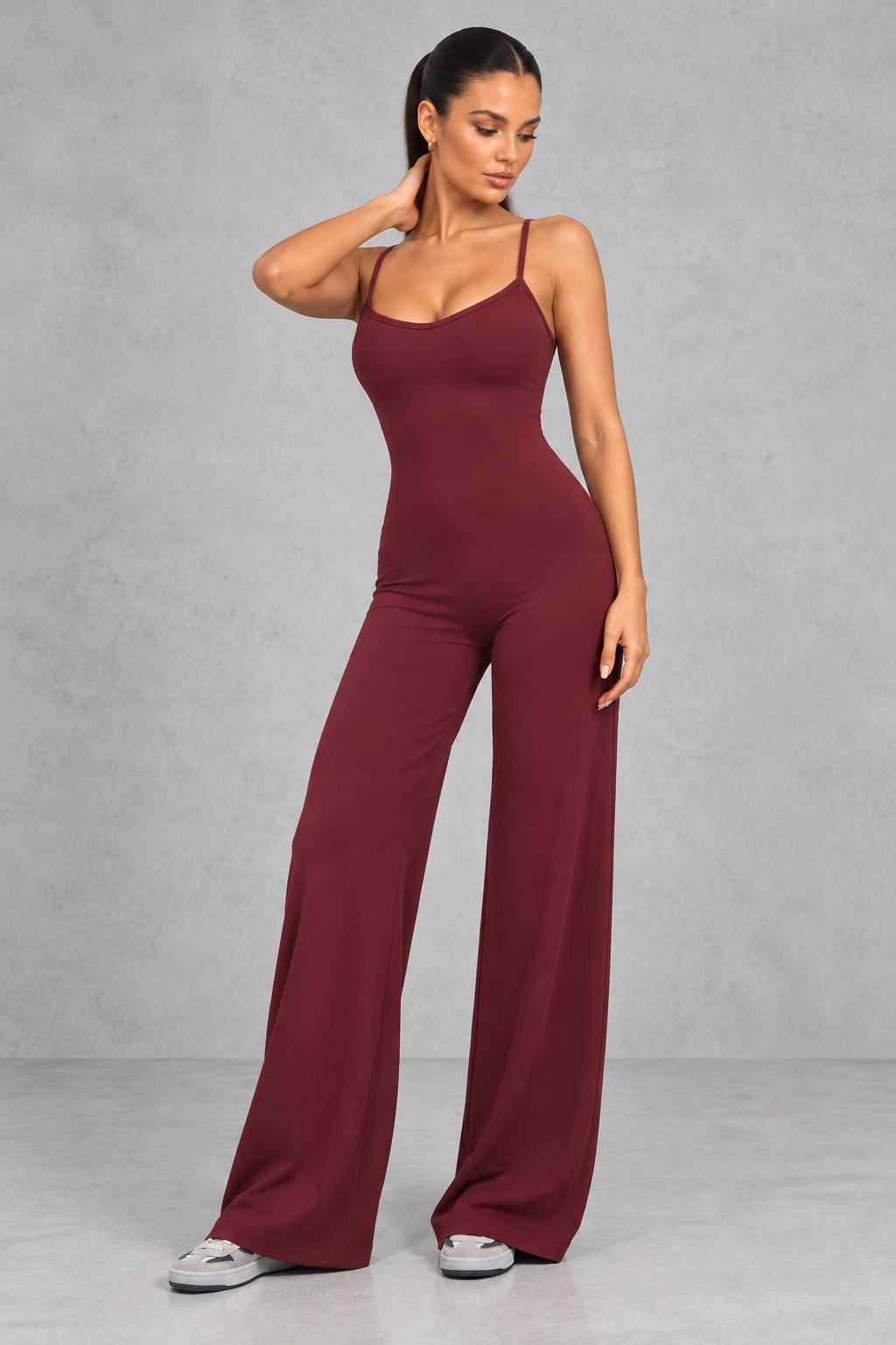 Sculp Cross-Back Wide Leg Yoga Jumpsuit – image 3