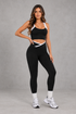 Sculp Cross Back Sports Bra & Scrunch Bum Leggings Set – image 4