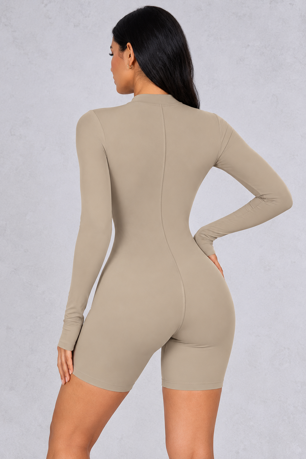 Sculp Seamless Mock Neck Shaping Bodysuit - Built-In Bra Tummy Control