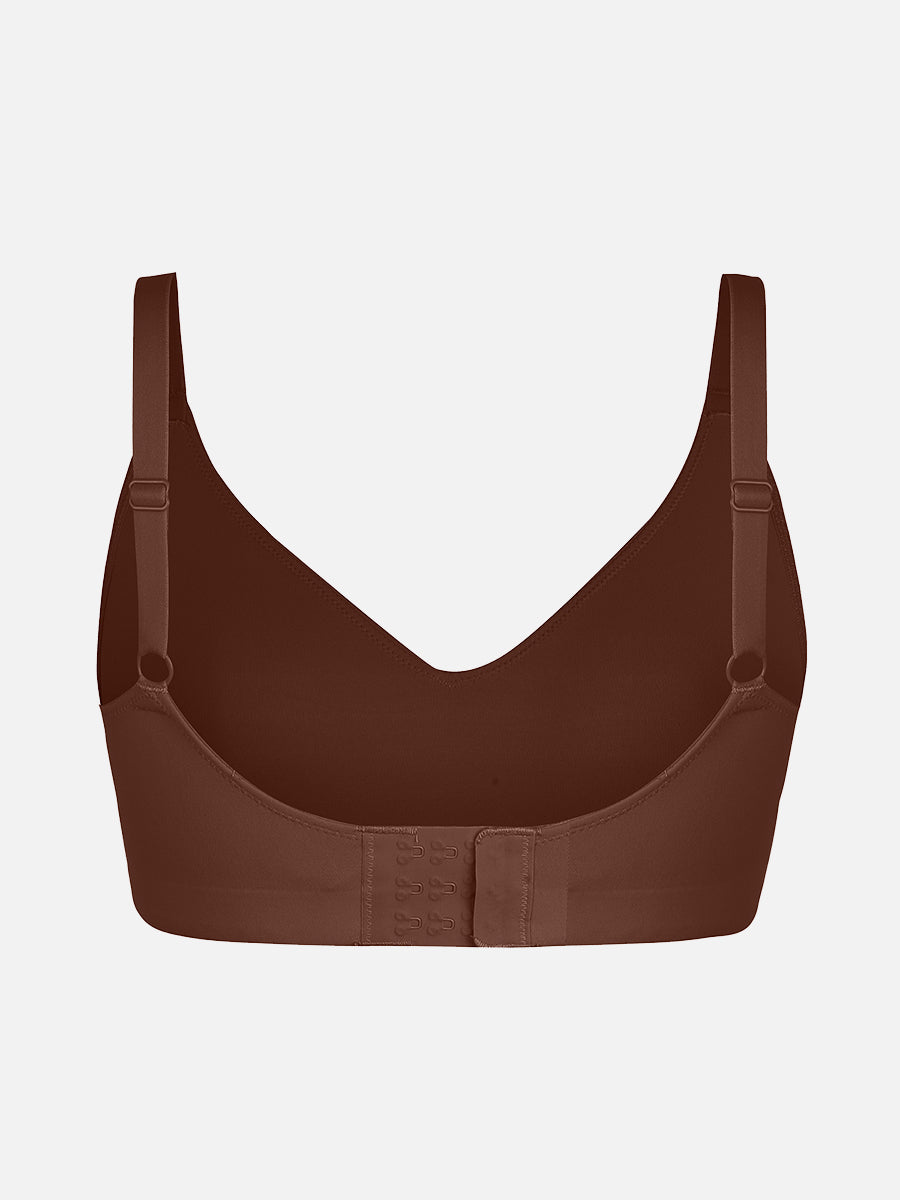 Sculp Seamless V-Neck Comfort Bra - Wireless Everyday Support Bra