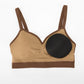 Sculp Seamless Leopard Bra - Wireless Double-Layer Support Bra