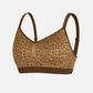 Sculp Seamless Leopard Bra - Wireless Double-Layer Support Bra