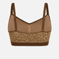 Sculp Seamless Leopard Bra - Wireless Double-Layer Support Bra