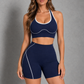 Sculp Halter Sports Bra & Bum Lift Shorts Set – image 7
