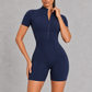 Sculp Zip-Up Short Sleeve Unitard – image 8