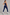 Sculp Crossover Leggings & Sports Bra Gym Set in Navy Blue – back view showing contoured seam