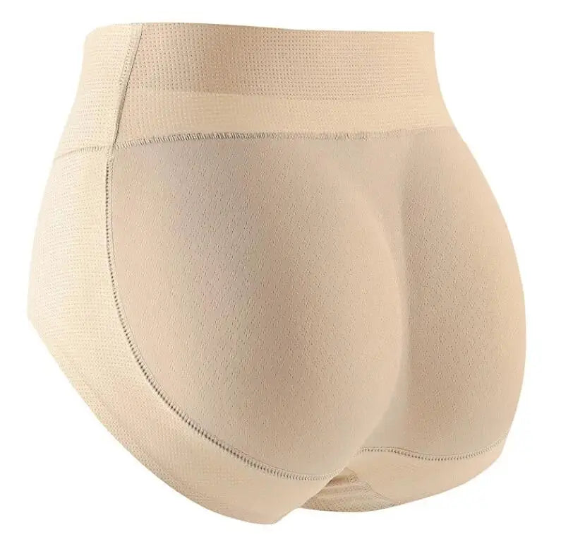 High-waisted padded bum and hip enhancer knickers