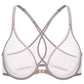 Sculp Deep V Front Closure Lace Mesh Bra