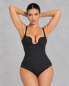 Sculp Deep V Backless Push-Up Waist-Shaping Bodysuit
