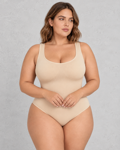 Sculp Plus-Size Tummy-Control Butt-Lifting Shapewear Bodysuit