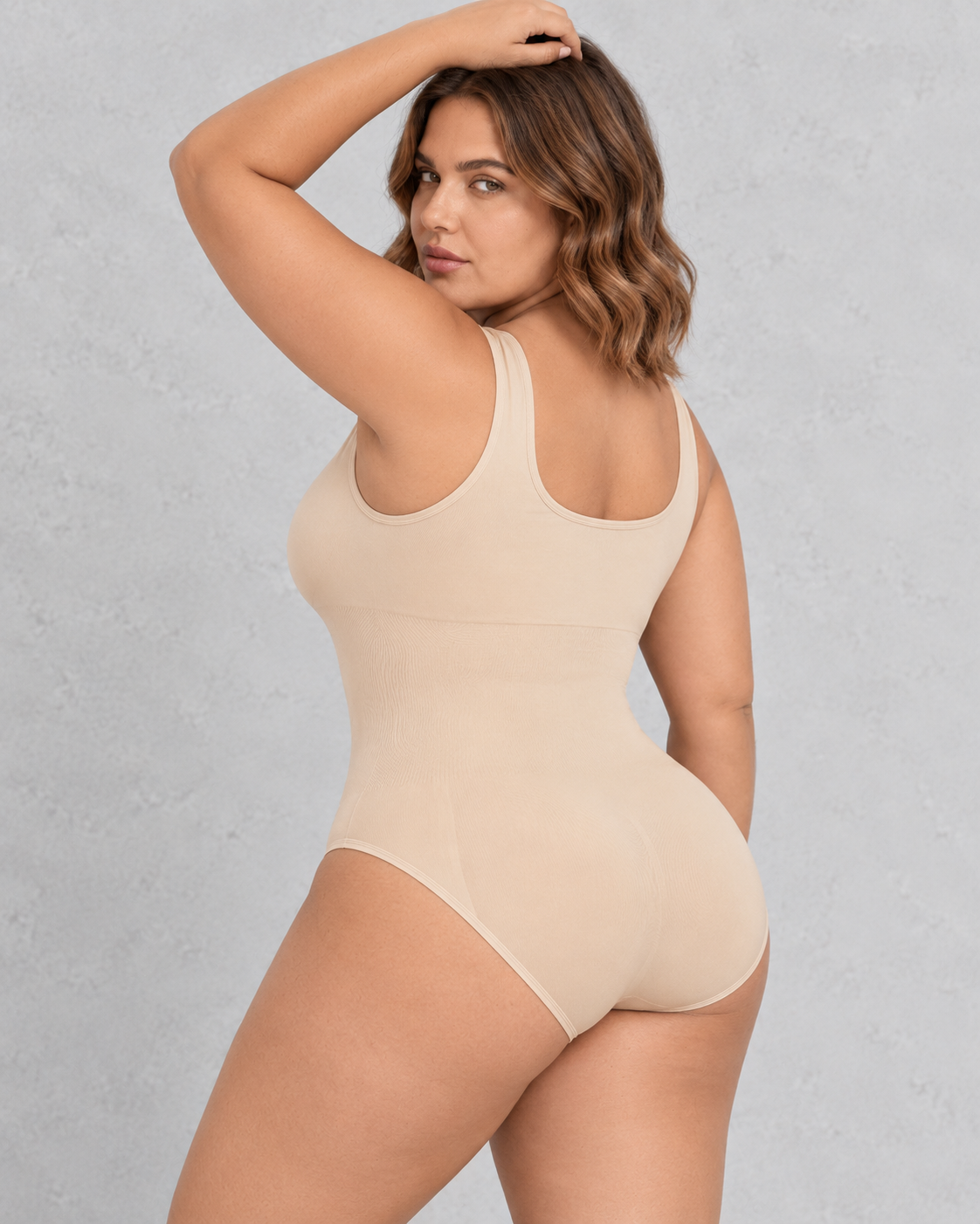 Sculp Plus-Size Tummy-Control Butt-Lifting Shapewear Bodysuit