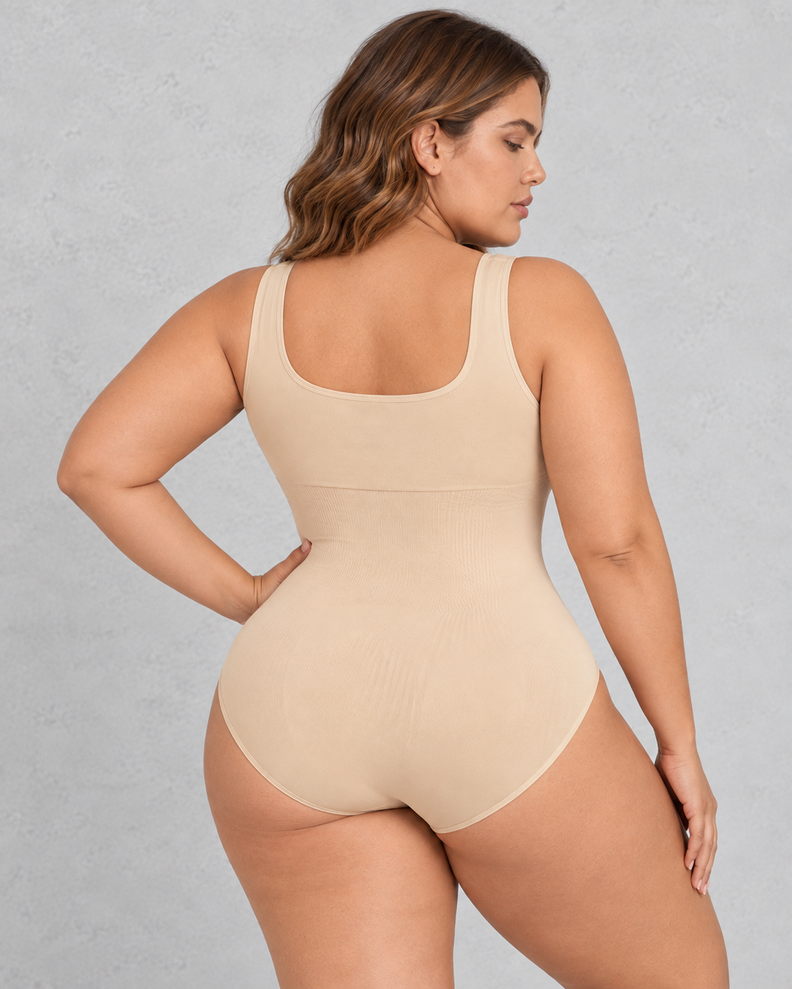 Sculp Plus-Size Tummy-Control Butt-Lifting Shapewear Bodysuit
