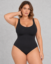 Sculp Plus-Size Tummy-Control Butt-Lifting Shapewear Bodysuit