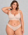 Sculp Seamless Wireless T-Shirt Bra in Nude – front