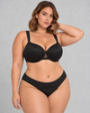 Sculp Seamless 3/4 Cup Push-Up Bra in Black
