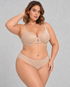 Sculp Seamless 3/4 Cup Push-Up Bra in Beige