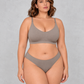 Sculp Seamless Light Support Bralette in Taupe