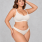 Sculp Seamless Light Support Bralette in White