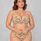 Sculp Seamless Light Support Bralette in Leopard