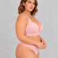 Sculp Lace Clip-Down Nursing Bra in Pink – side