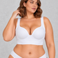 Sculp Padded Push-Up Sports Bra in White
