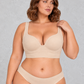 Sculp Padded Push-Up Sports Bra in Beige