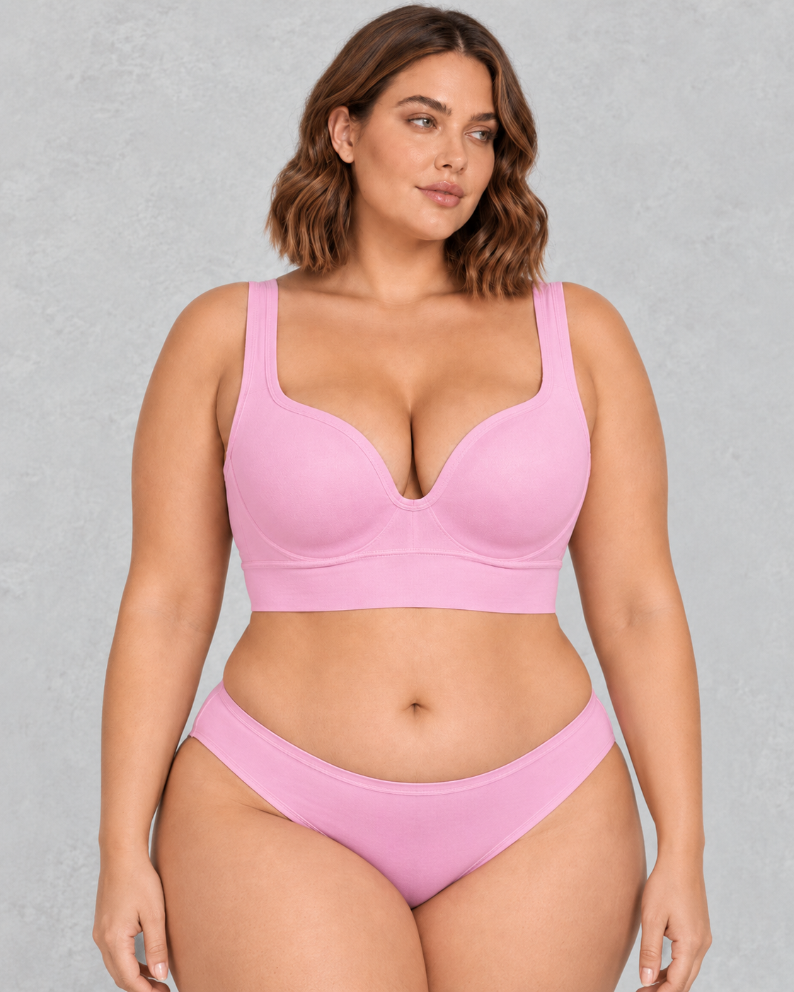 Sculp Padded Push-Up Sports Bra in Pink