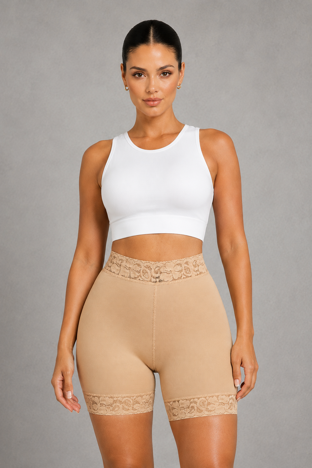 Sculp Butt Lifting Shaping Shorts - High Waist Tummy Control Shapewear