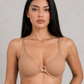 Sculp Deep V Front Closure Lace Mesh Bra