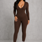Sculp Shaping Jumpsuit – Deep V Tummy Control Shapewear